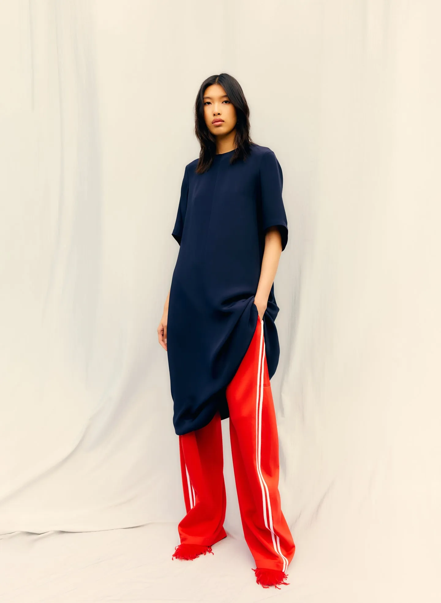 4-Ply Silk T-Shirt Dress