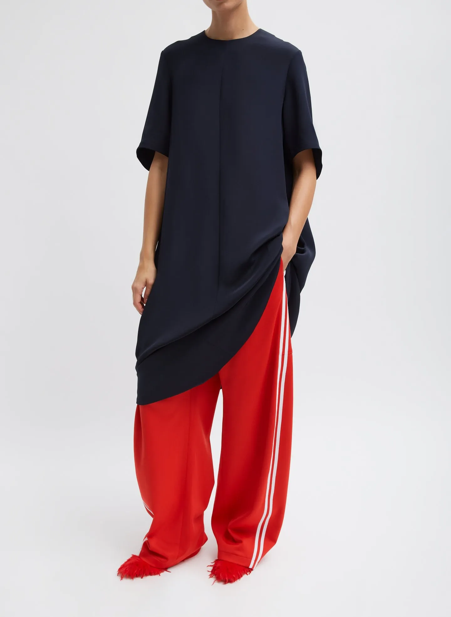 4-Ply Silk T-Shirt Dress
