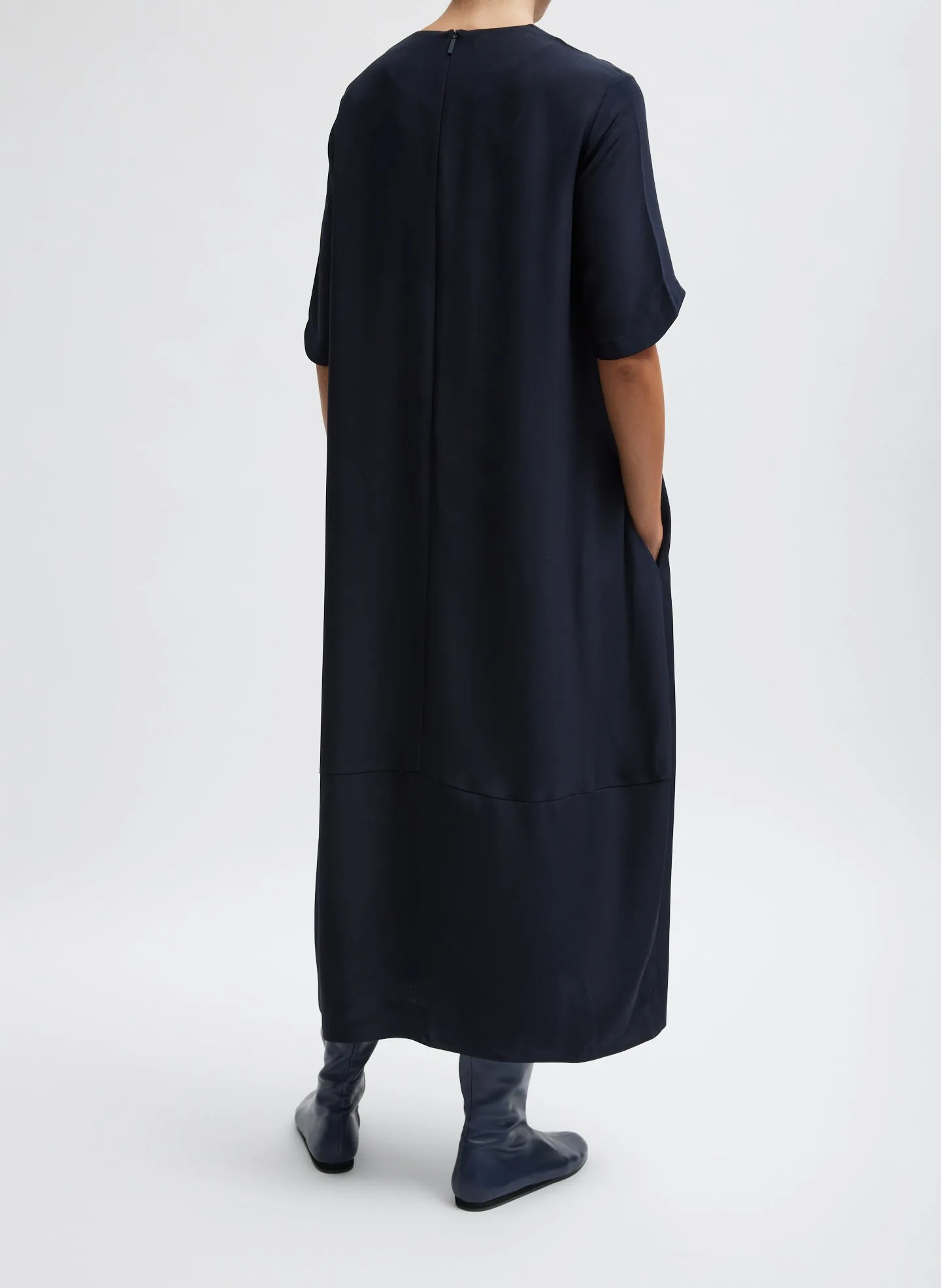 4-Ply Silk T-Shirt Dress