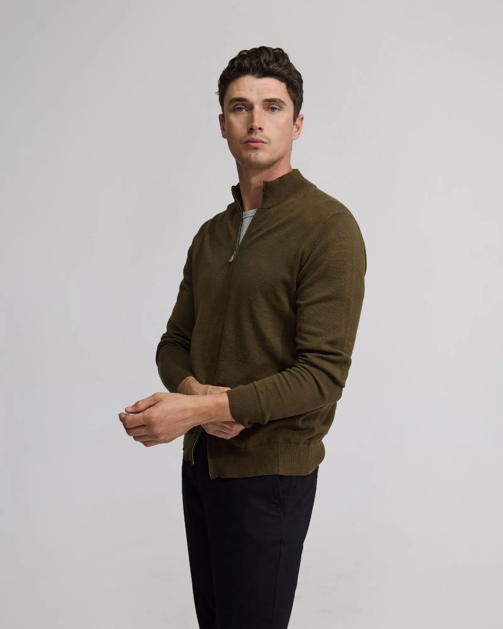 Ace Zip Up Knit