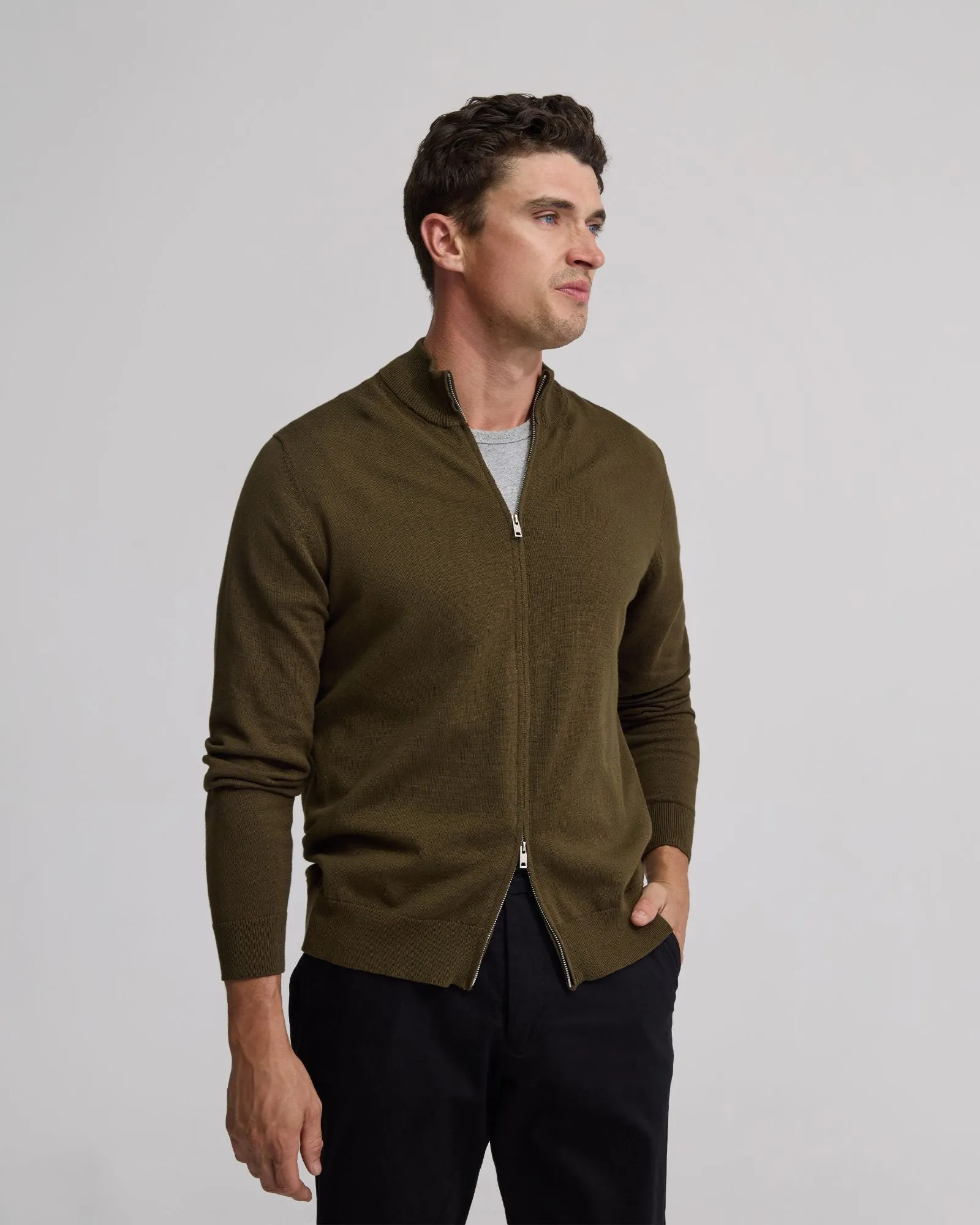 Ace Zip Up Knit