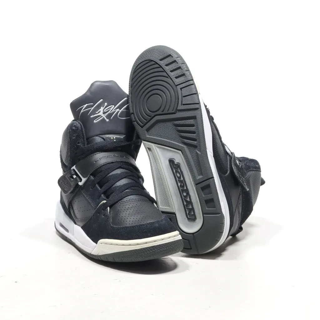 Air Jordan Flight 45 Sneakers Leather Black Color For Kids