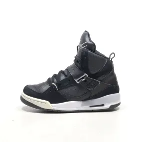 Air Jordan Flight 45 Sneakers Leather Black Color For Kids