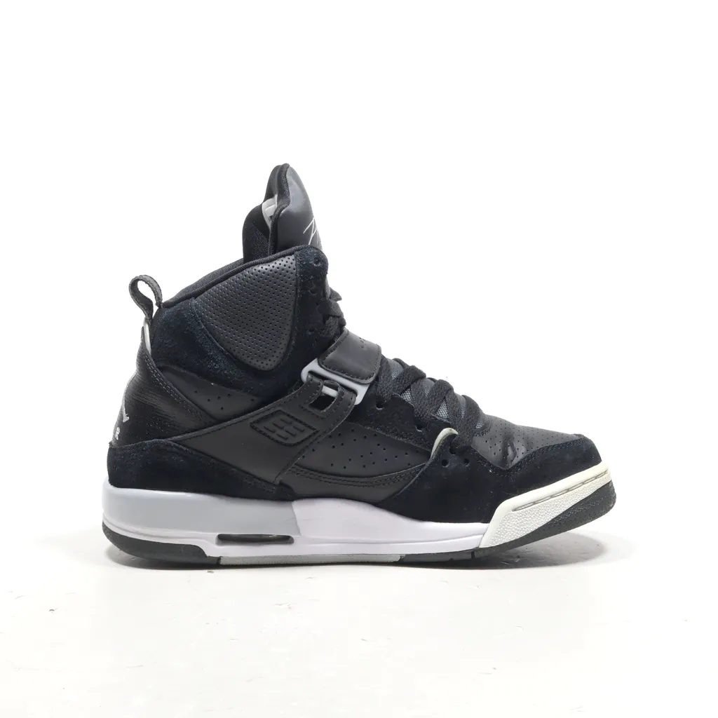 Air Jordan Flight 45 Sneakers Leather Black Color For Kids