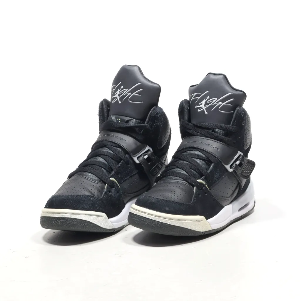 Air Jordan Flight 45 Sneakers Leather Black Color For Kids