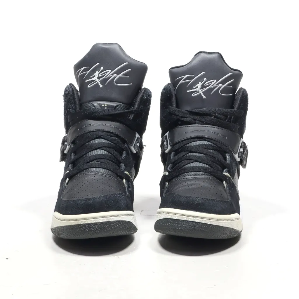 Air Jordan Flight 45 Sneakers Leather Black Color For Kids
