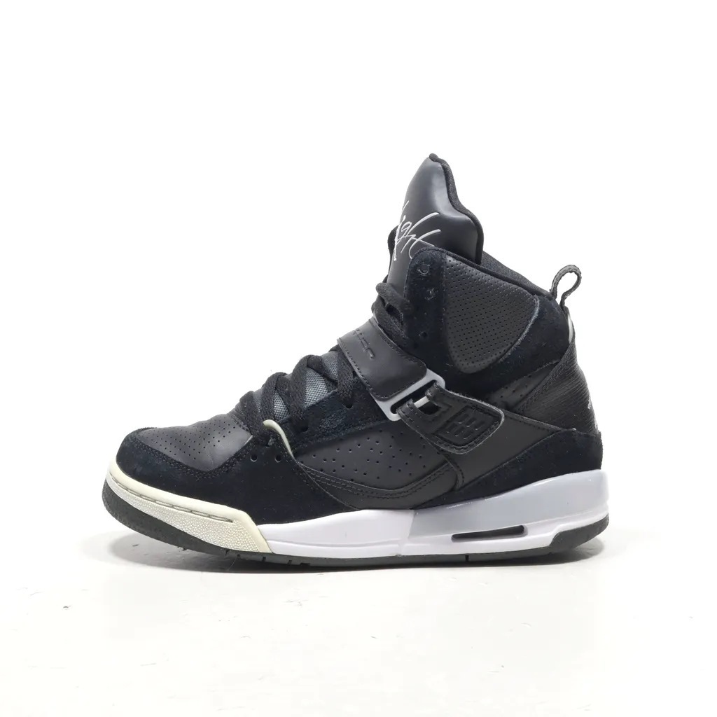 Air Jordan Flight 45 Sneakers Leather Black Color For Kids