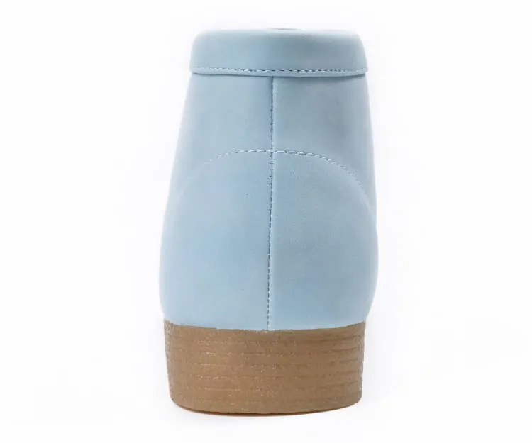 Amali Jason2 High Top Men’s Sky Blue Vegan Suede Sneakers
