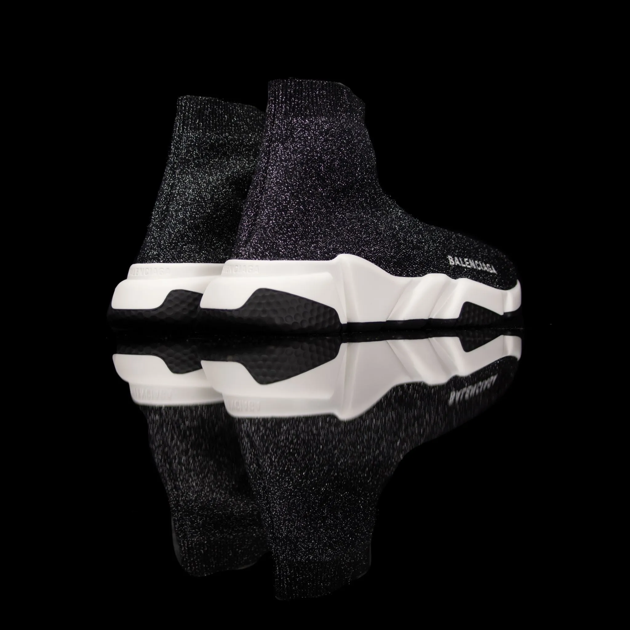 Balenciaga Speed Knit Sock Racer Glitter