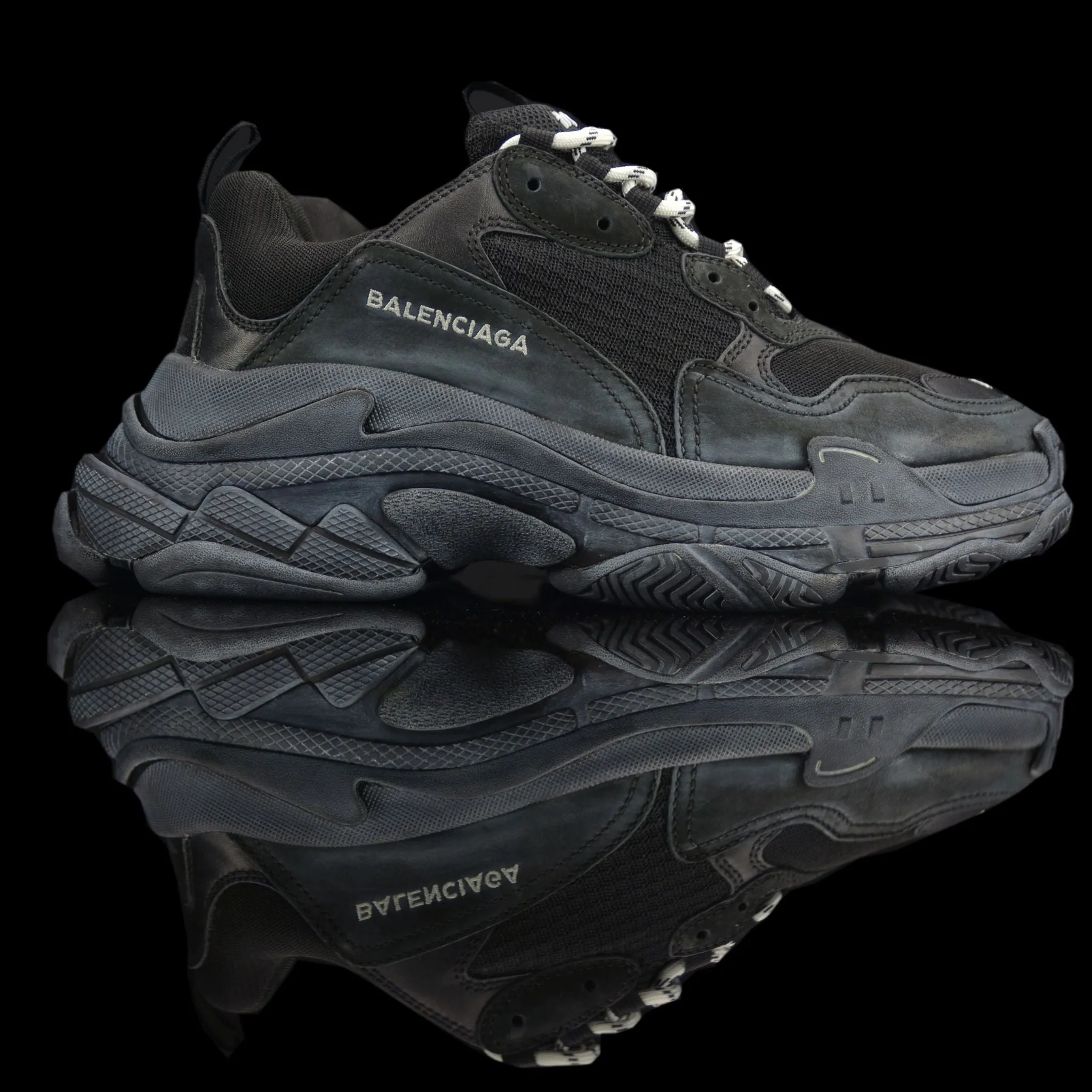 Balenciaga Triple S Sneakers Distressed