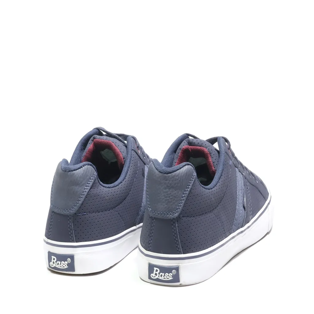 Bass Low-Top Sneakers Leather Blue Color For Men