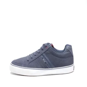 Bass Low-Top Sneakers Leather Blue Color For Men