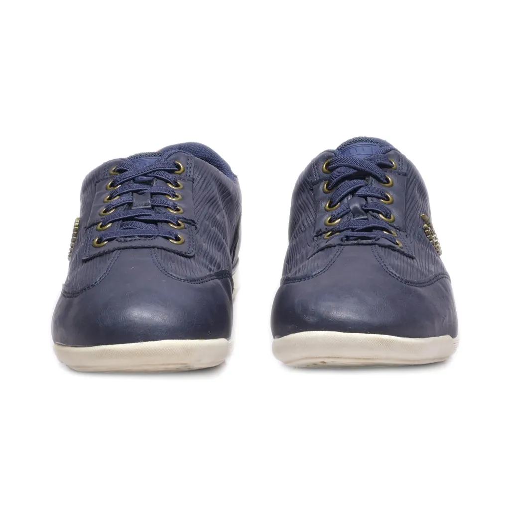 Bugatti None Low-Top Sneakers Leather Blue Colour For Men