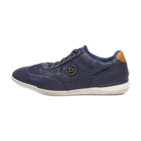Bugatti None Low-Top Sneakers Leather Blue Colour For Men