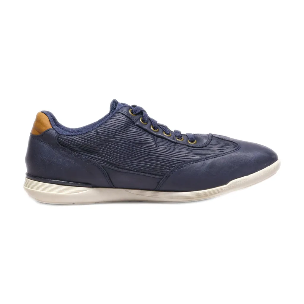 Bugatti None Low-Top Sneakers Leather Blue Colour For Men