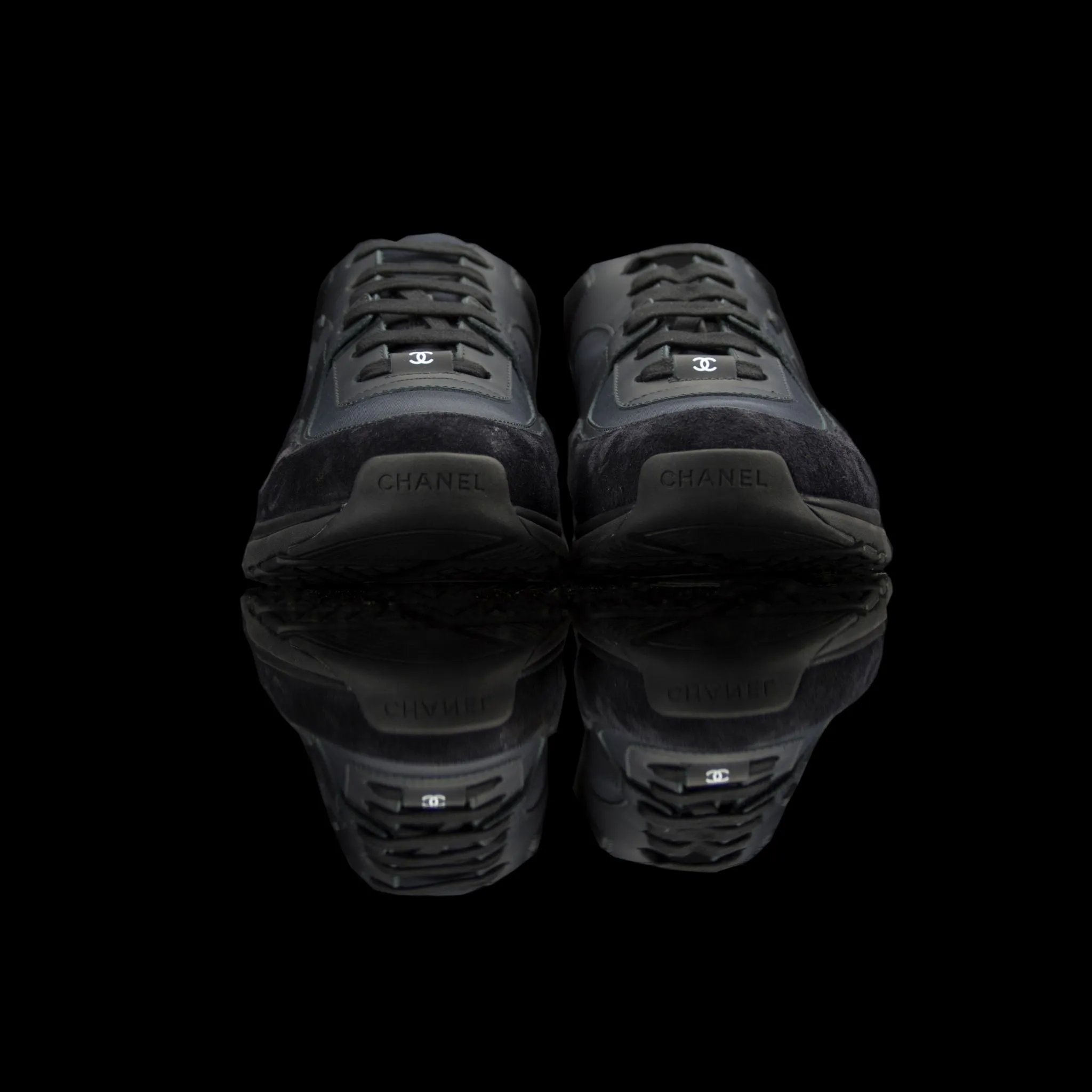 CC Sneakers Nylon Leather Suede