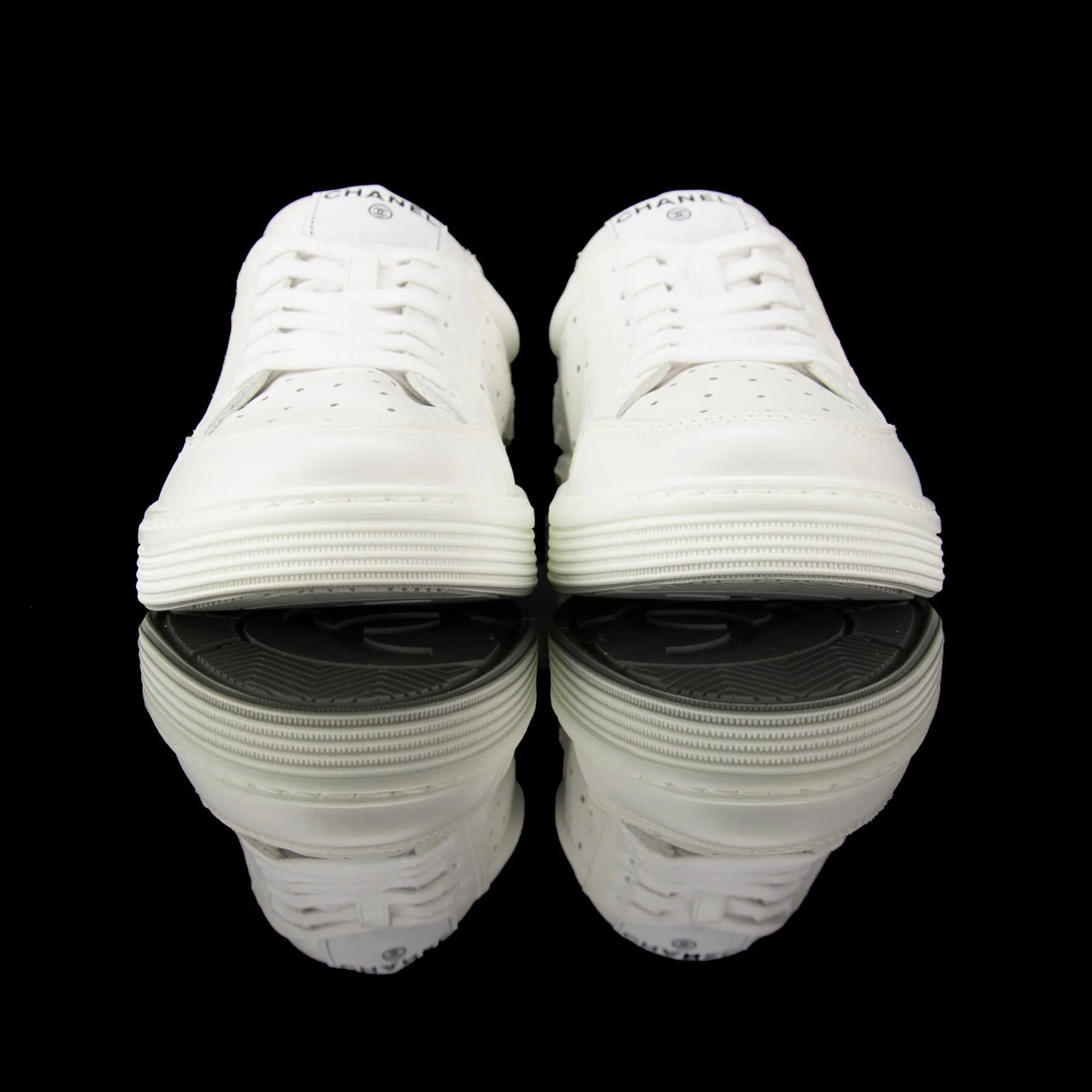 Chanel Sneakers Low Leather