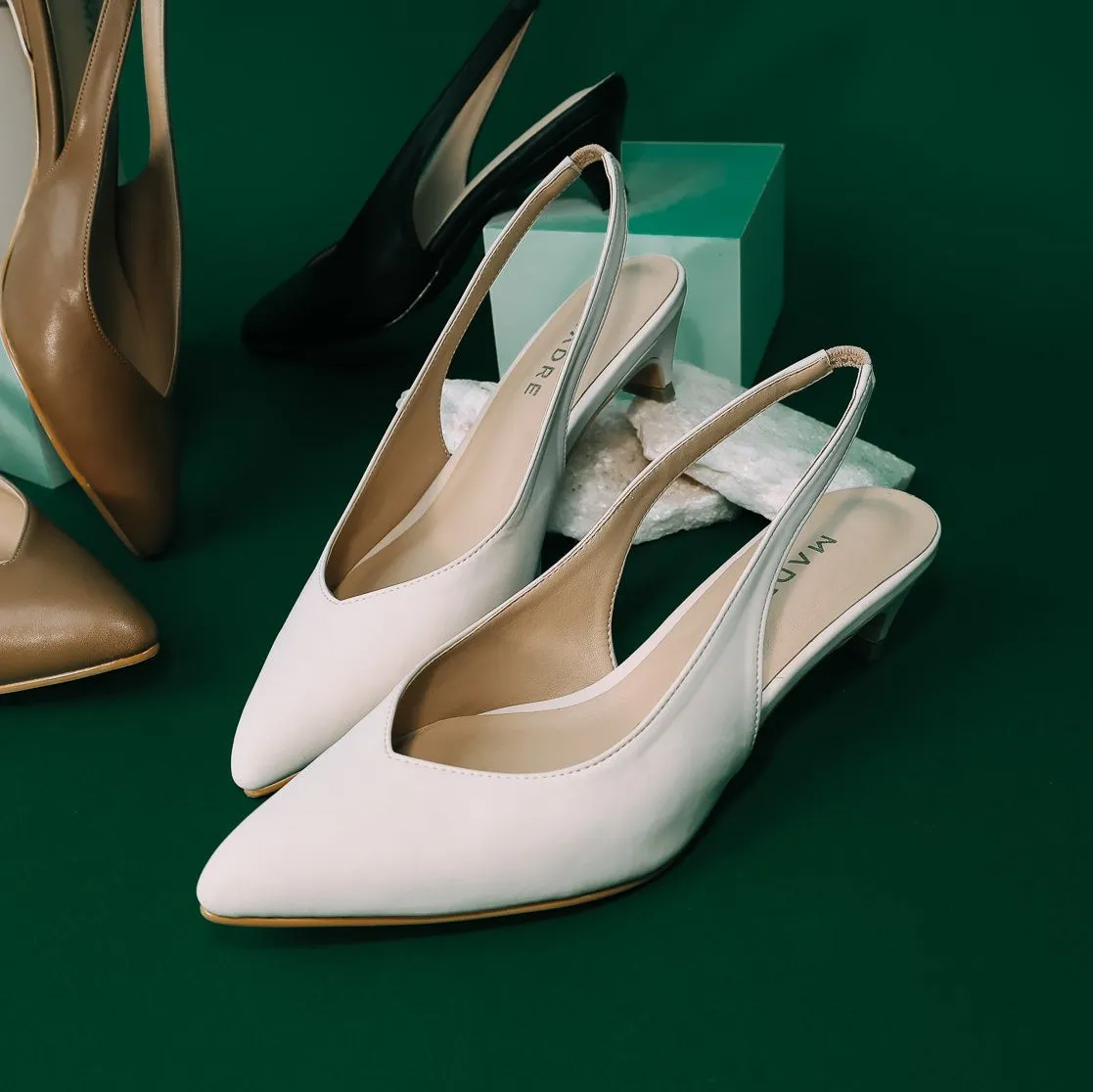 Defect Tiffany Pointed Slingback Heel