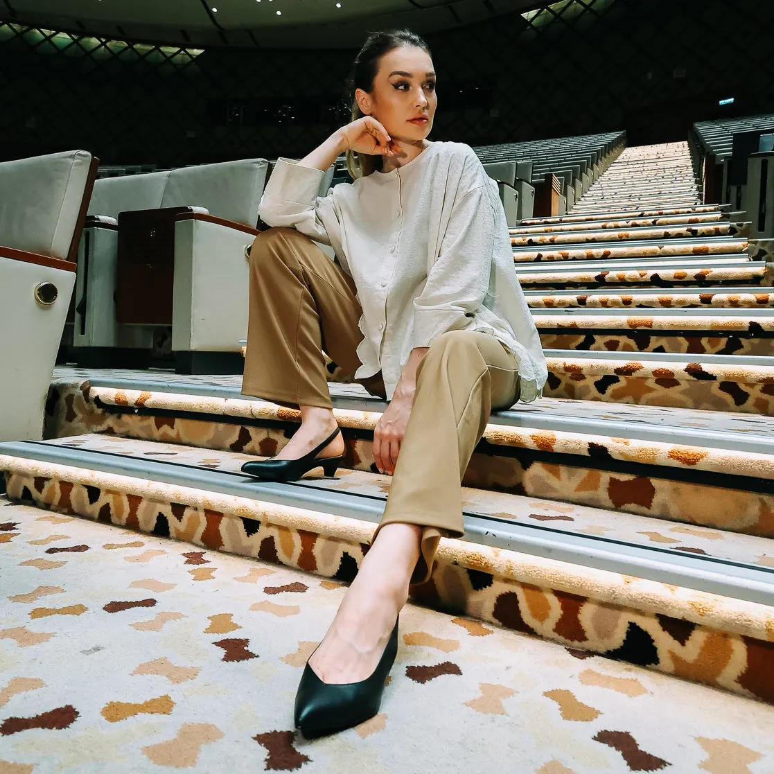 Defect Tiffany Pointed Slingback Heel