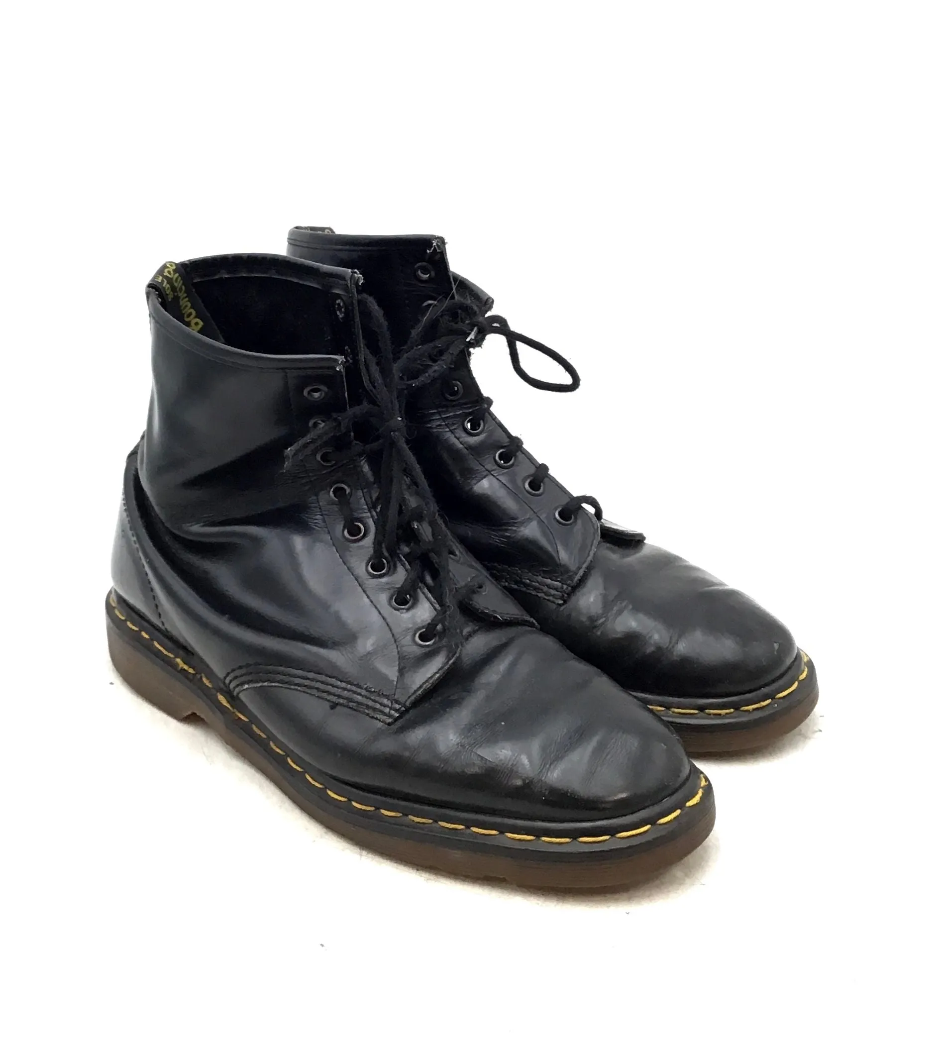 Dr. Martens Men's Black Ankle Boots - Size Measured