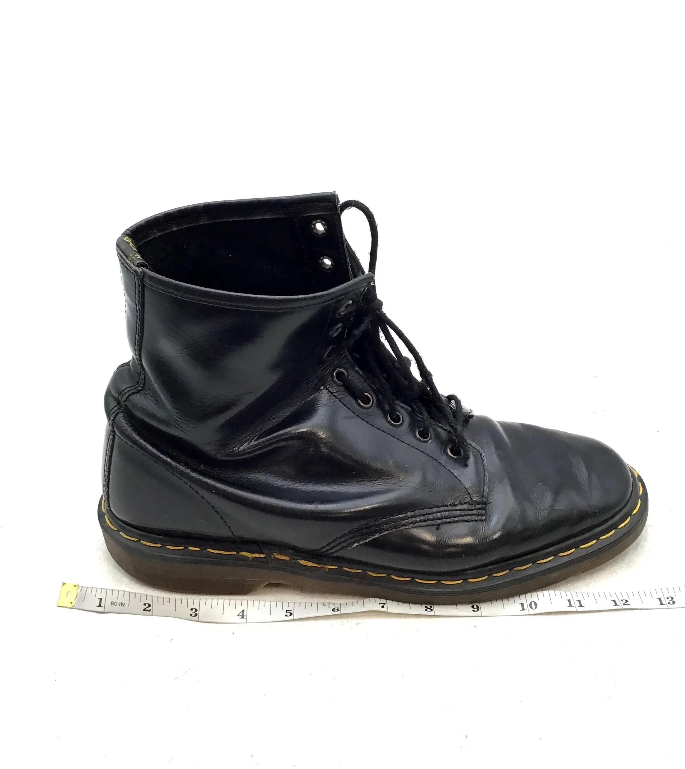 Dr. Martens Men's Black Ankle Boots - Size Measured