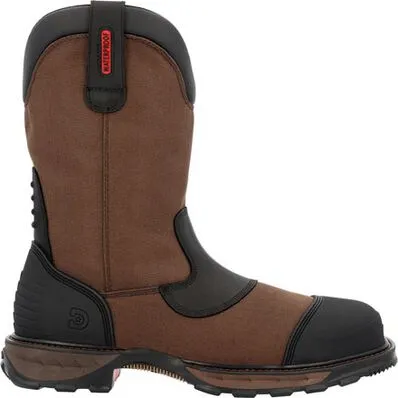 Durango Men's Maverick Xp 11" Comp Toe WP Work Boot- Brown- DDB0480