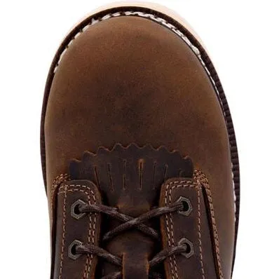Georgia Men's Amp Lt Wedge 8" Soft Toe Waterproof Work Boot -Brown- GB00593