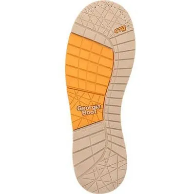 Georgia Men's Amp Lt Wedge 8" Soft Toe Waterproof Work Boot -Brown- GB00593