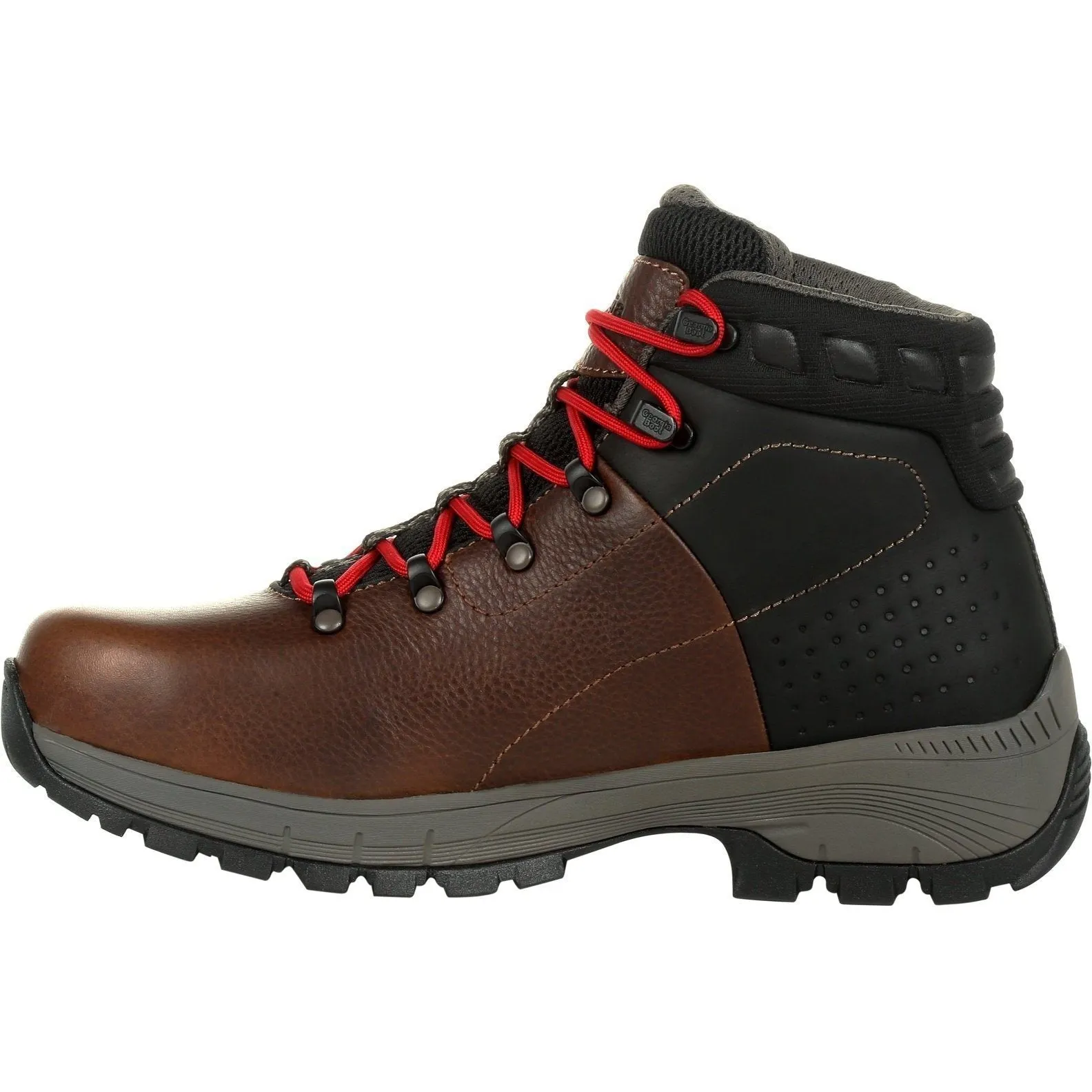 Georgia Men's Eagle Trail 6" Alloy Toe Waterproof Hiker Work Boot - Brown - GB00397