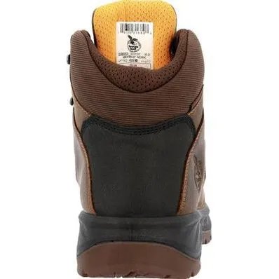 Georgia Men's Ot 6" Waterproof Slip Resistant Hiker Work Boot -Brown- GB00524