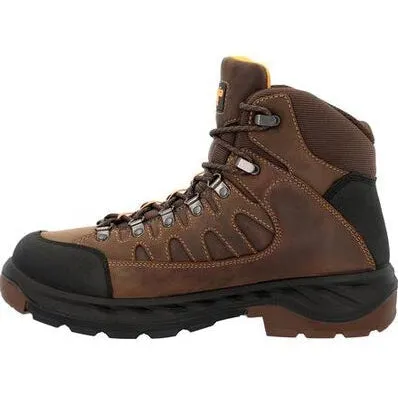 Georgia Men's Ot 6" Waterproof Slip Resistant Hiker Work Boot -Brown- GB00524