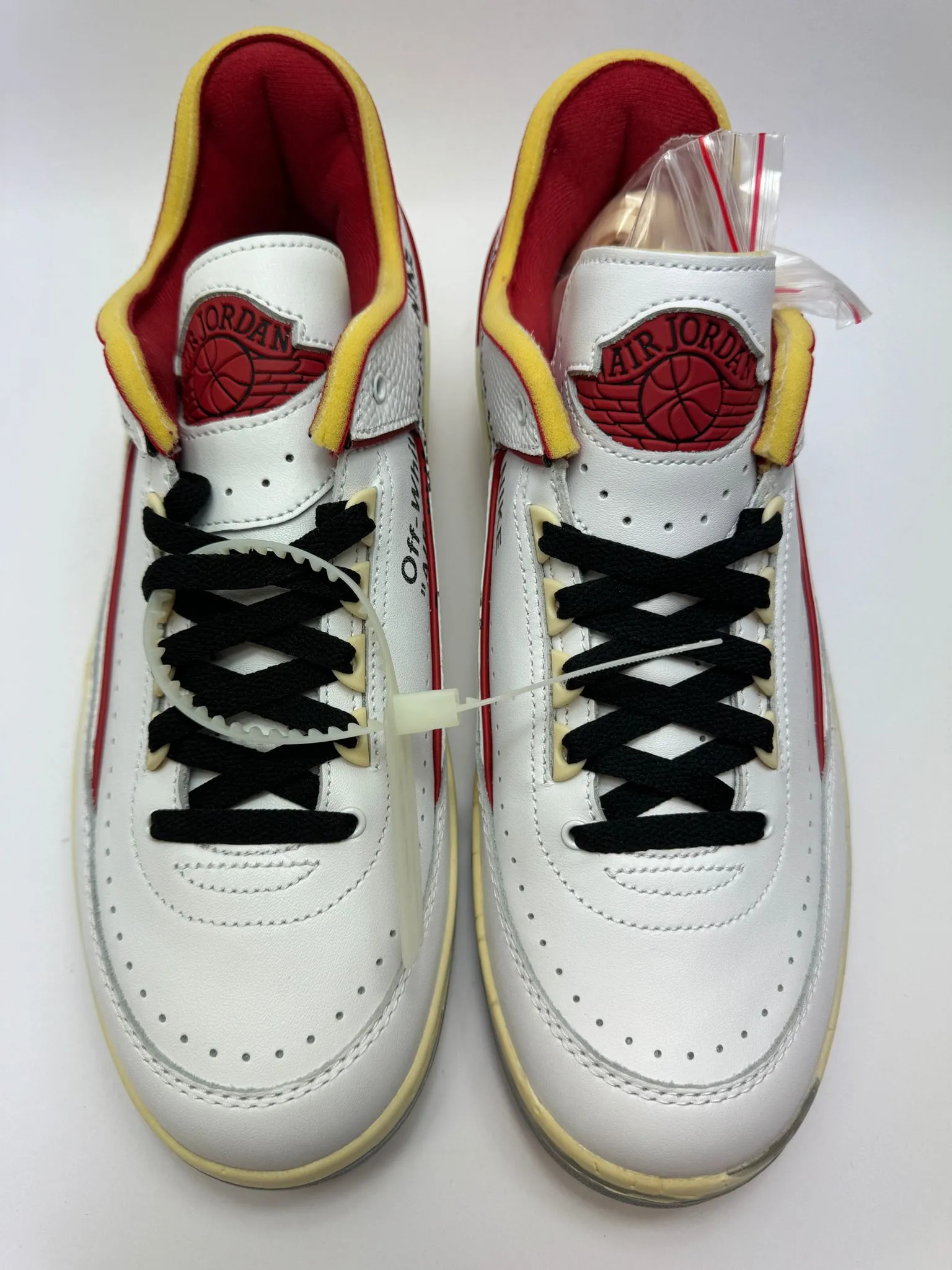 Jordan 2 Retro Low SP "Off-White White Red"