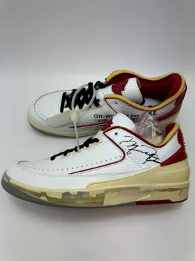 Jordan 2 Retro Low SP "Off-White White Red"
