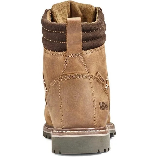 Kodiak Women's Bralorne 6" CT Waterproof Safety Work Boot -Brown- K4TEBN