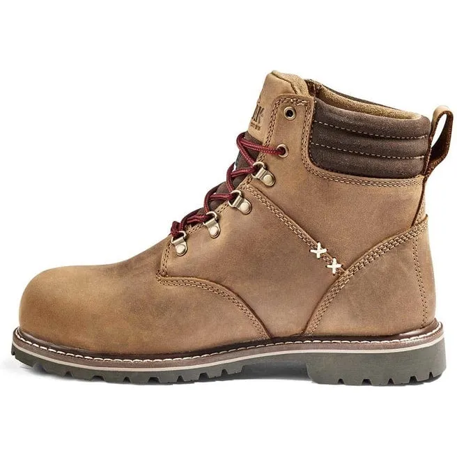 Kodiak Women's Bralorne 6" CT Waterproof Safety Work Boot -Brown- K4TEBN