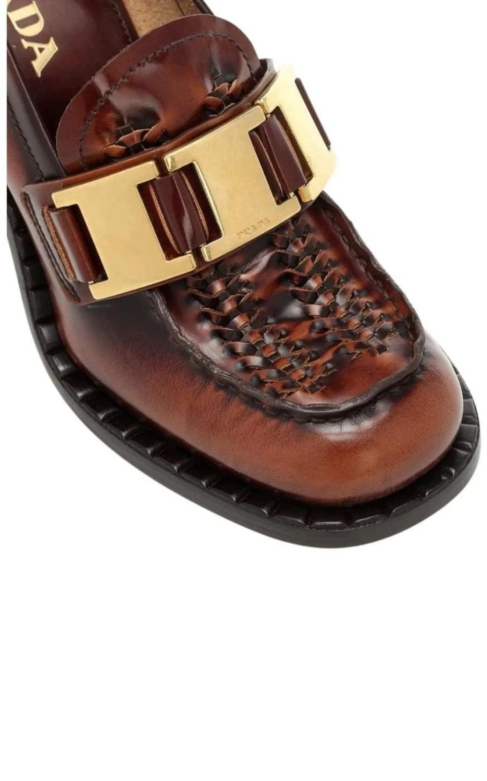 Leather Loafer Pumps