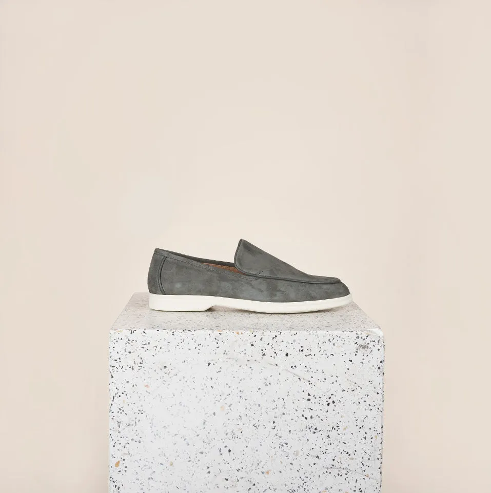 Lisa Sneaker Loafer - Olive Suede SAMPLE SALE - FINAL SALE