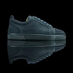 Louis Junior Orlato Flat Spikes Suede Velours