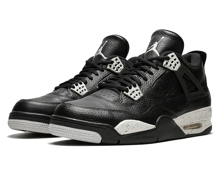 Men's Nike Air Jordan 4 LS Retro 2015 (Oreo)