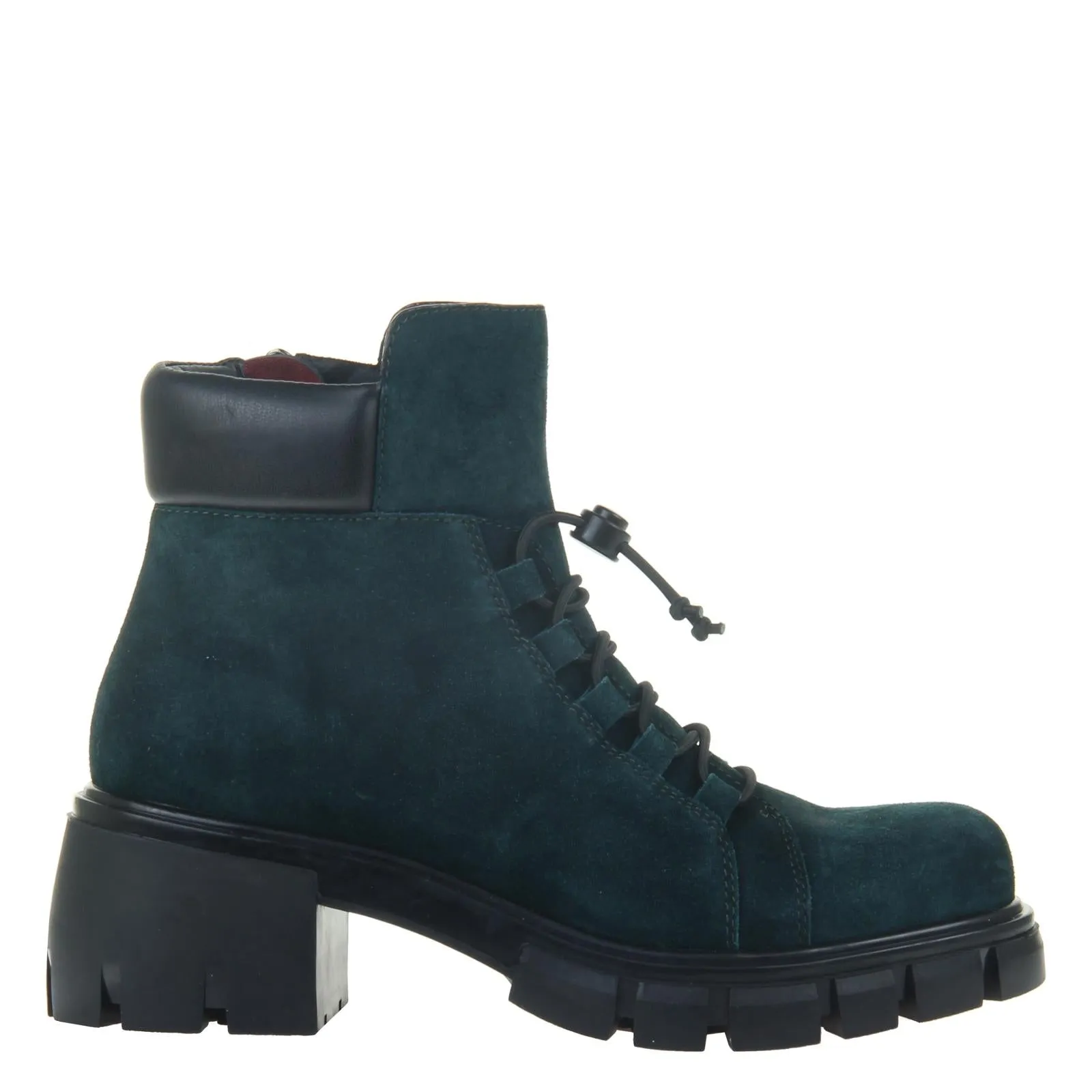 MILITANT in FOREST Heeled Ankle Boots