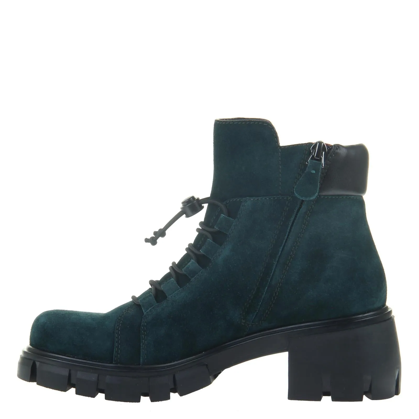 MILITANT in FOREST Heeled Ankle Boots