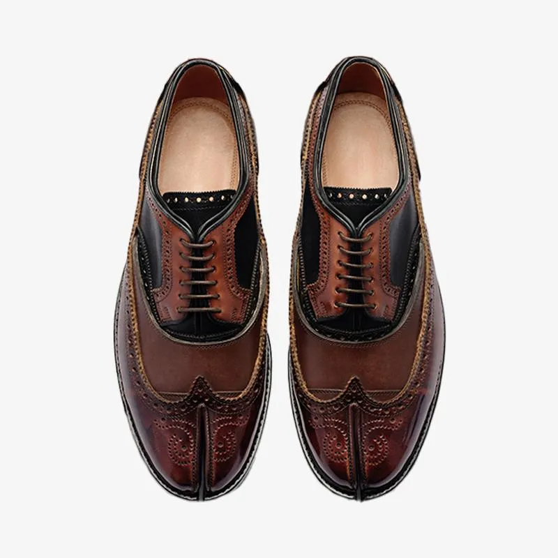 Modern Tabi Laced Low-top Ankle Boots