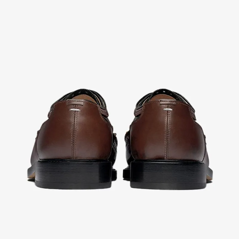 Modern Tabi Laced Low-top Ankle Boots
