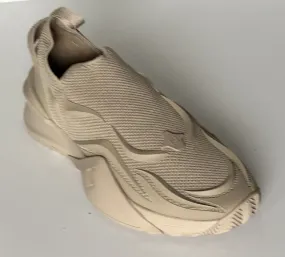 NIB 1050 Fendi Flow Men's Fabric Beige Sneakers 10 US (43 Euro) 7E1504 Italy
