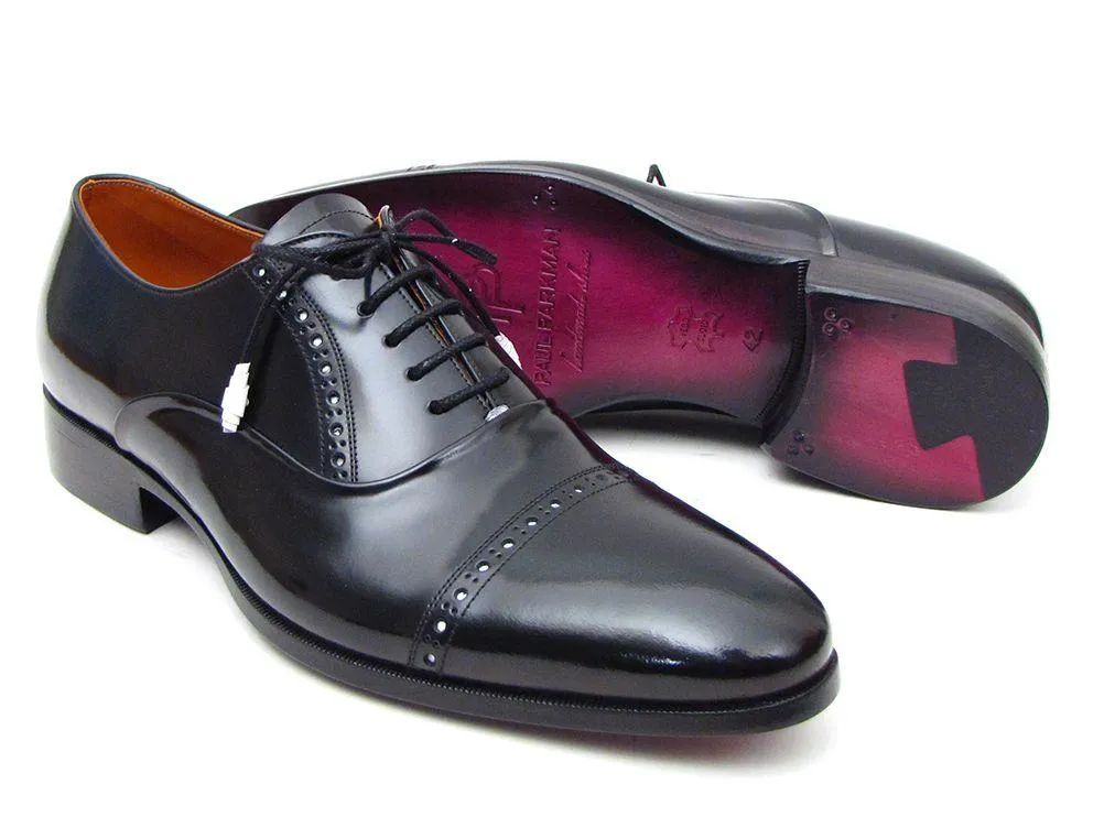 Paul Parkman Men's Leather Captoe Oxfords