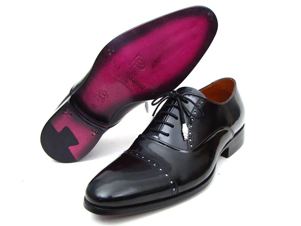 Paul Parkman Men's Leather Captoe Oxfords