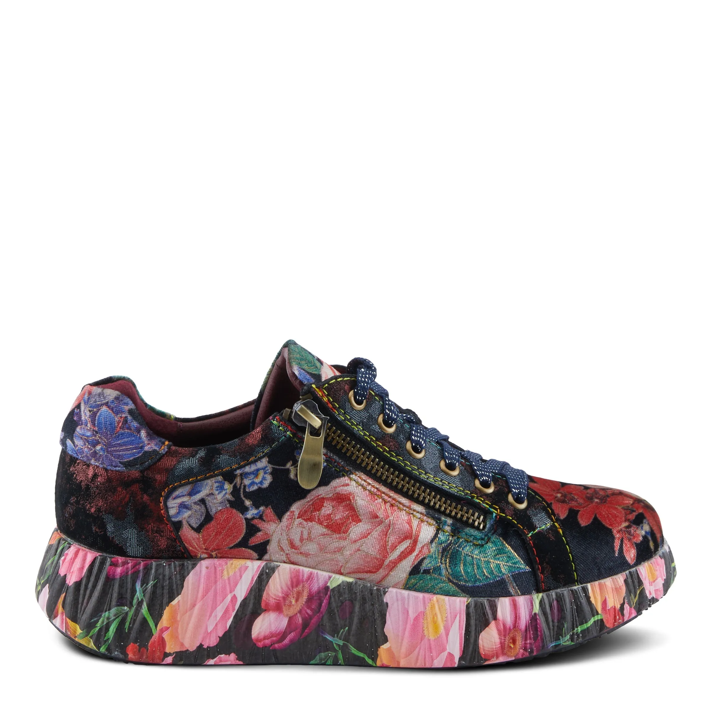 Spring Step Shoes L'Artiste Dallyn Women's Premium Suede and Velvet Sneakers