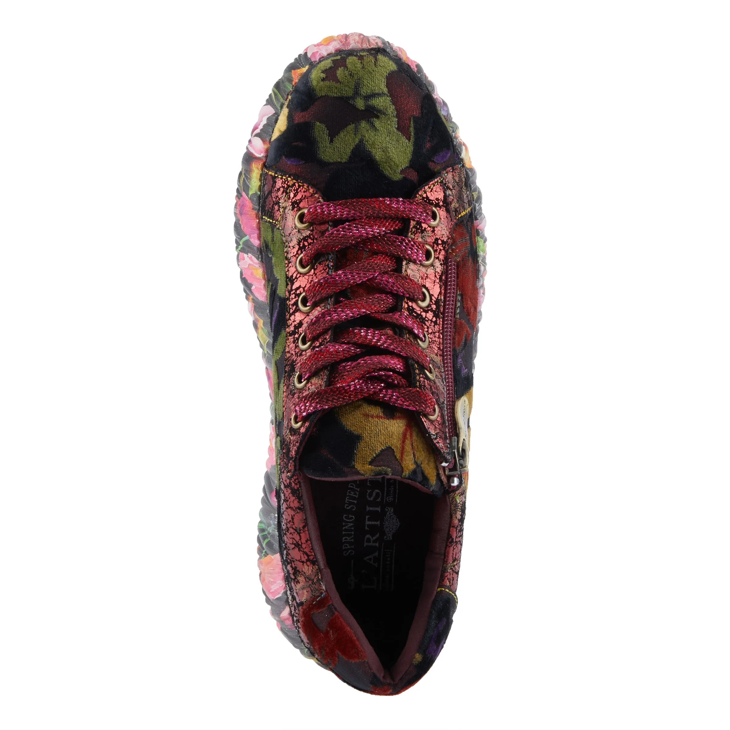 Spring Step Shoes L'Artiste Dallyn Women's Premium Suede and Velvet Sneakers
