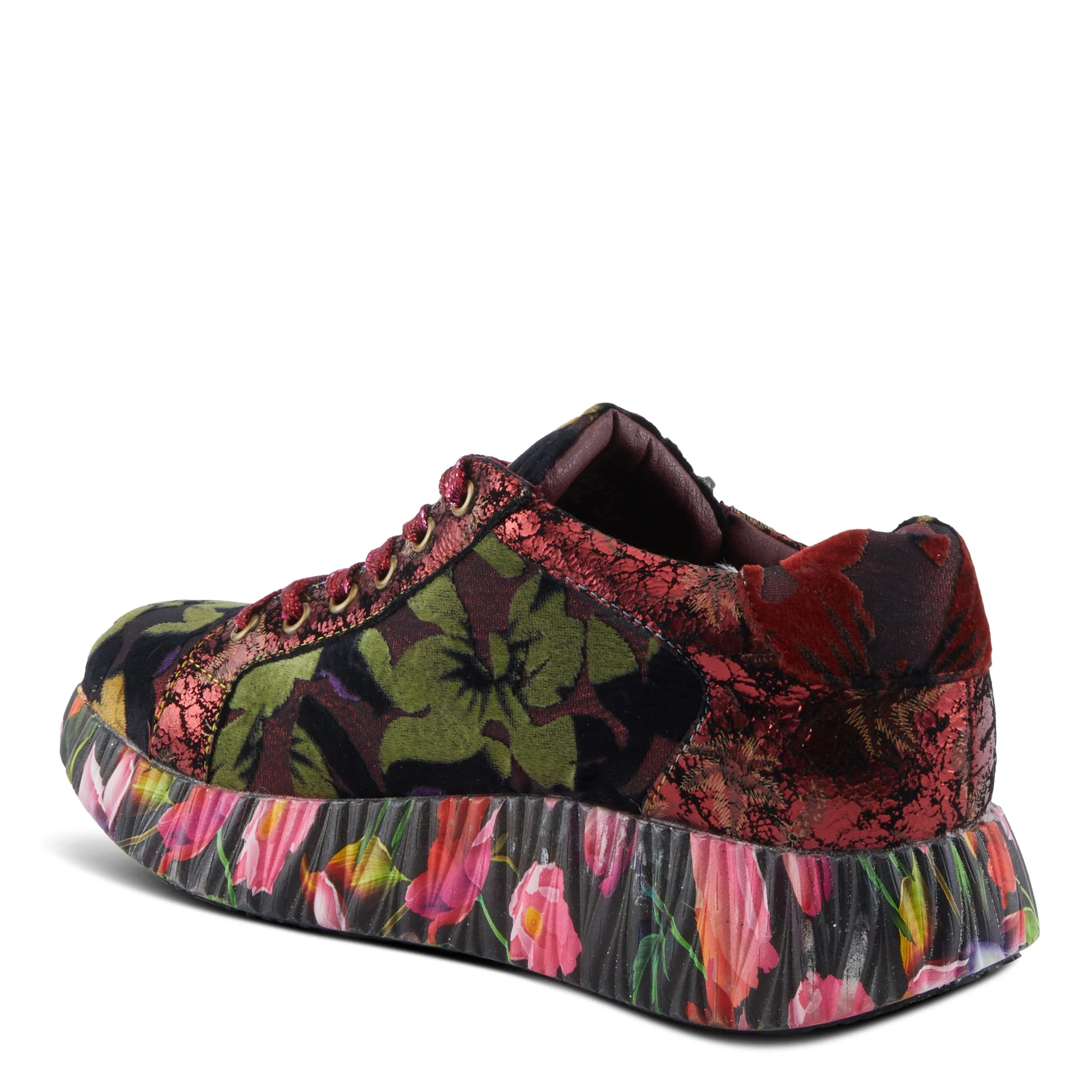 Spring Step Shoes L'Artiste Dallyn Women's Premium Suede and Velvet Sneakers