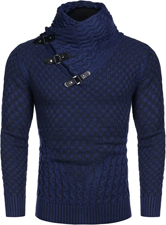 THE LUXE NK GLAM FLY GUY TURTLENECK SWEATER - NKMEN100
